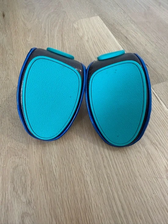 Tieks Sapphire Blue Patent Leather Ballet Flats - Picture 2 of 5